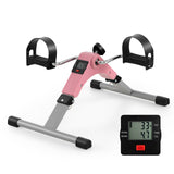 Bicicleta estática de pedales para debajo del escritorio con pantalla LCD para ejercitar piernas y brazos