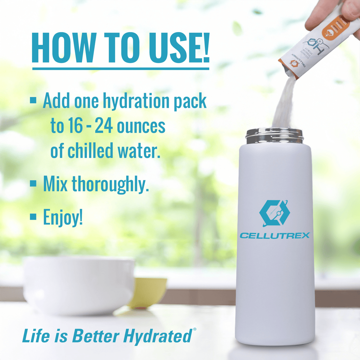 H2O ELECTROLYTES™ - Pomelo | Polvo de electrolitos sin azúcar
