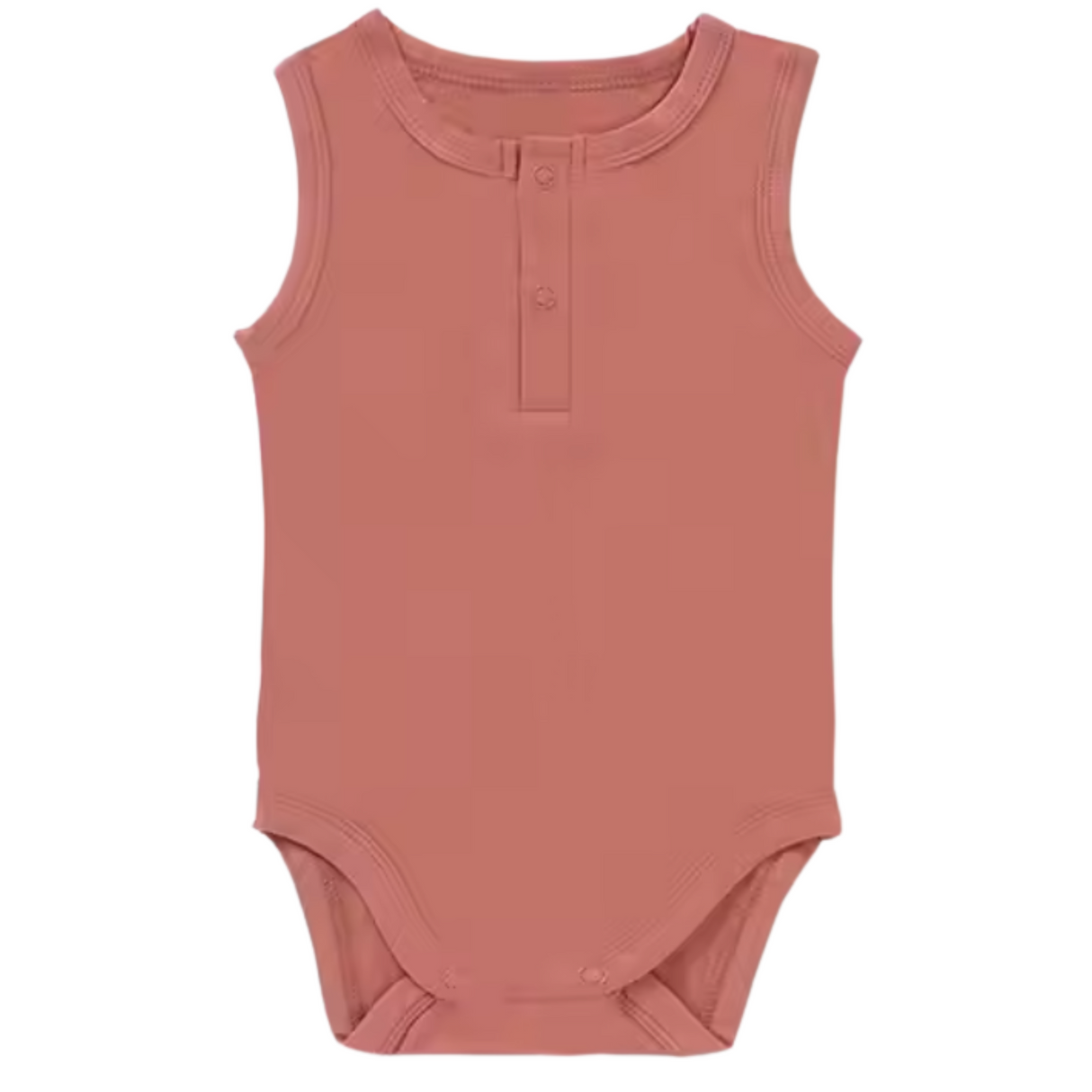 Mameluco Henley de bambú