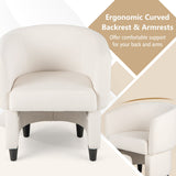 Sillón de terciopelo tapizado con otomana