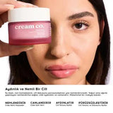 Cream Co. Hydrating Skincare Set: SOS Serum + Moisturizer | Vegan, Brightening, Anti-Aging, Repairs Skin Barrier, Evens Skin Tone