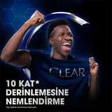 Clear Men Vinicius Junior Ultra Hydro Boost Shampoo - Anti-Dandruff, Moisturizing Shampoo for Men with Cedar Wood & Eucalyptus