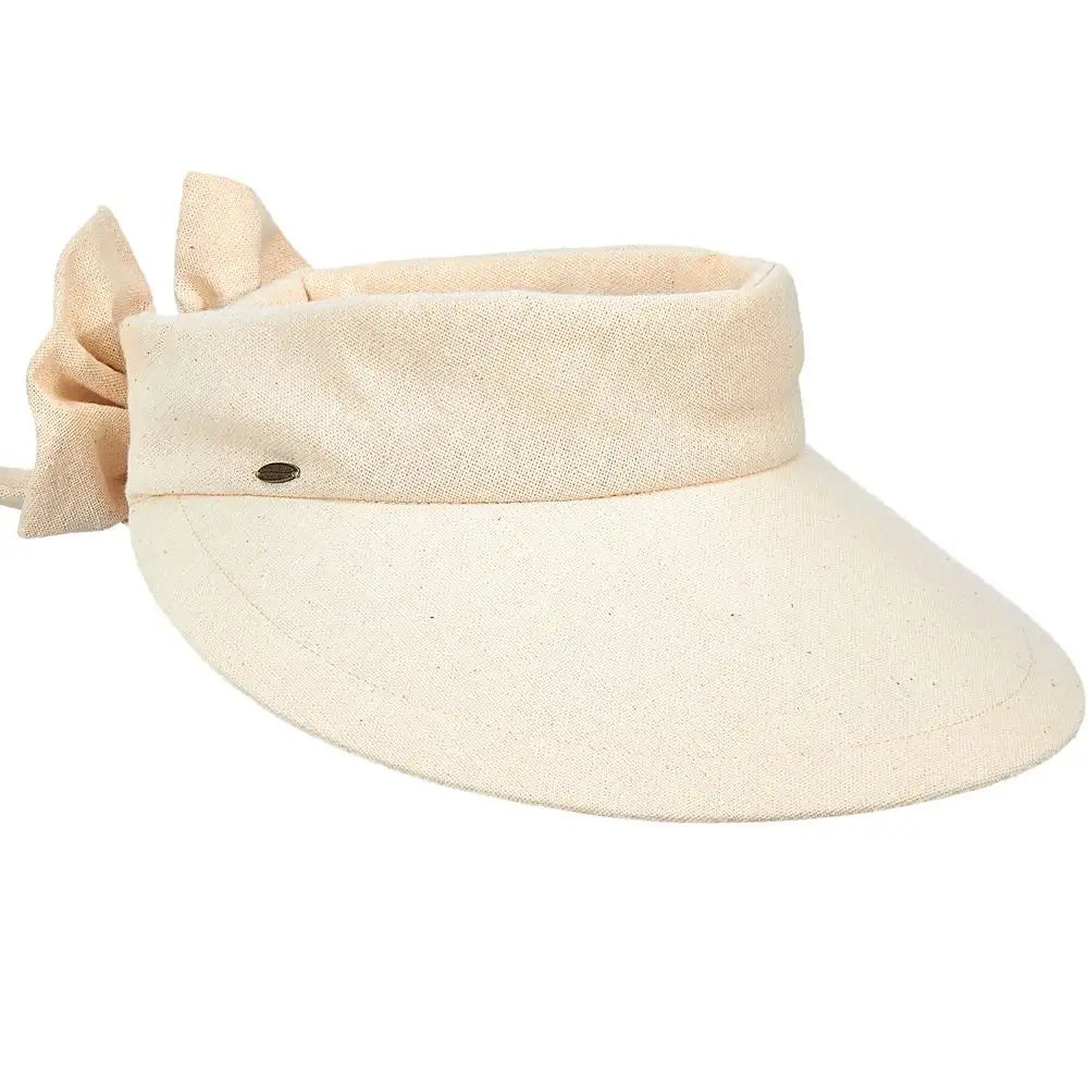 Visera Scala Cotton Bow - Visera para mujer