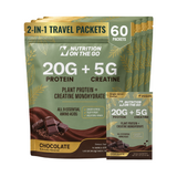 2-in-1 Vegan Protein + Creatine Travel Packets