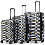 Kustom Kulture 3-Piece Expandable Hardside Spinner Luggage Set