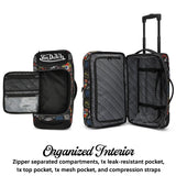 Jax Black 20" Carry-on Rolling Duffel