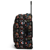 Jax Black 28" Checked Rolling Duffel