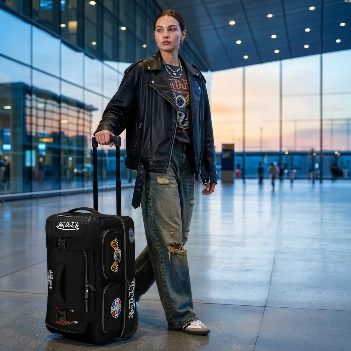 Bolsa de Viaje con Ruedas de 20" Signature Patch