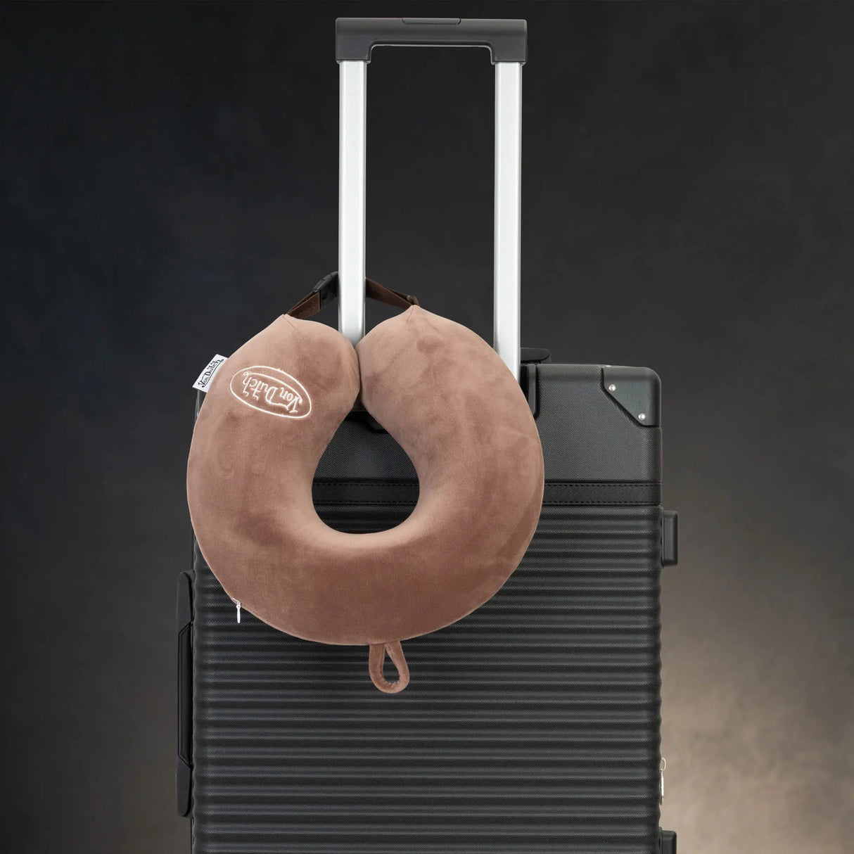 Almohada de viaje clásica de espuma viscoelástica para el cuello