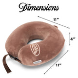 Almohada de viaje clásica de espuma viscoelástica para el cuello
