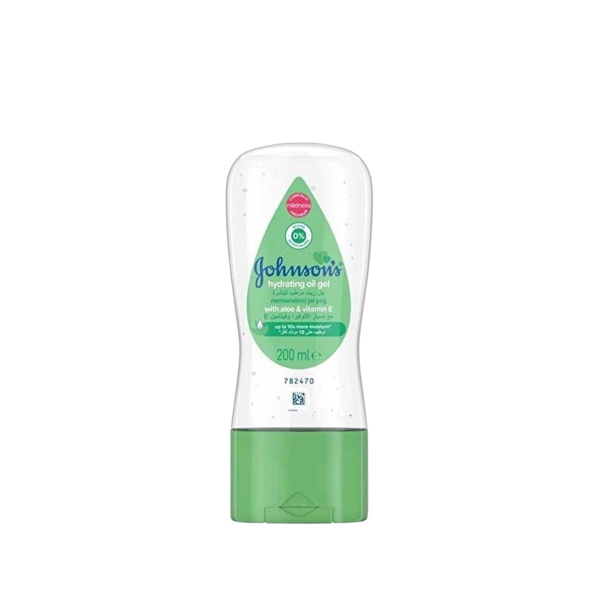 Johnson's Baby Moisturizing Gel with Aloe Vera and Vitamin E - Gentle Skincare for Infants - 200ml