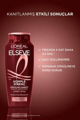 Loreal Elseve Anti Hair Loss Shampoo: Komple Diren� with Arginine & Vitamin B5, Strengthens Thinning Hair, 300ml