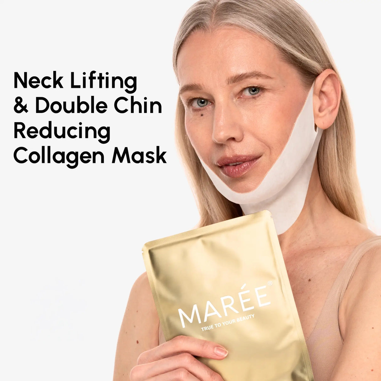 Mascarilla lifting facial V-Line oro 24K 20 unidades