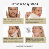 Mascarilla lifting facial V-Line oro 24K 20 unidades