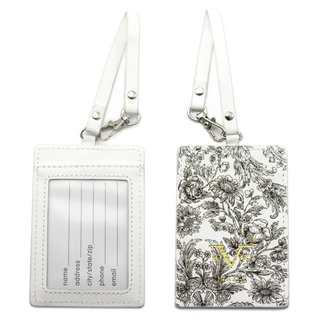 Runway Vegan Leather Luggage Tags Set