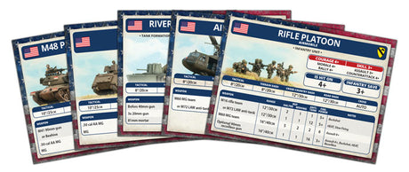Flames of War: 'NAM - US Unit Cards