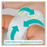 Prima Premium Care Baby Diapers, Size 4, 28 Count - Soft, Leakproof, and Dermatologically Tested Diapers for Sensitive Skin