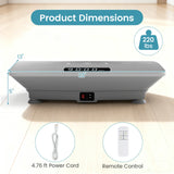 Máquina de ejercicios con plataforma vibratoria y sensor de gravedad para el hogar