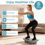 Máquina de ejercicios con plataforma vibratoria y sensor de gravedad para el hogar