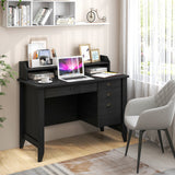 Escritorio de computadora, laptop y mesa de trabajo