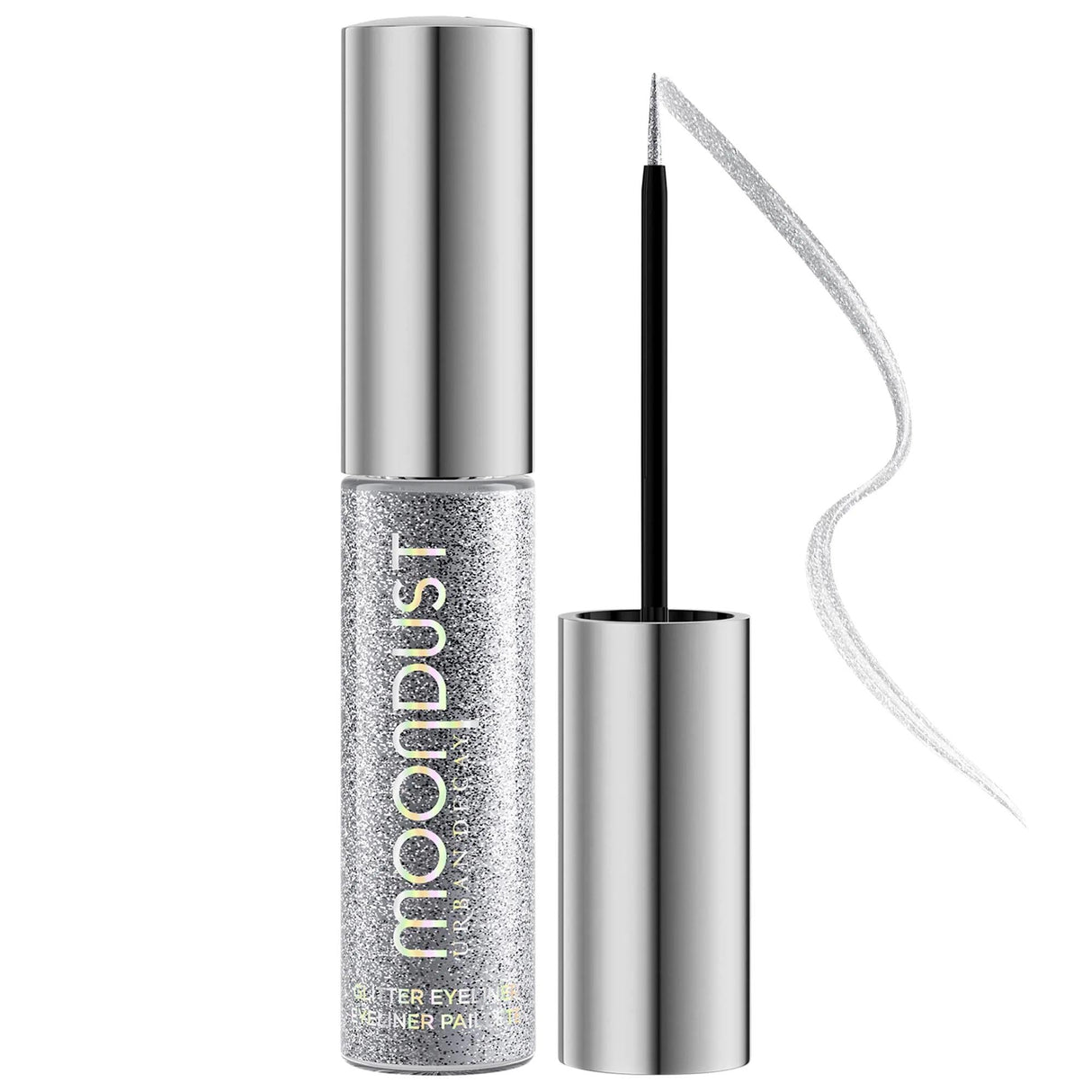 Moondust Liquid Glitter Eyeliner: Vegan, Cruelty-Free Shimmer Eyeliner for High-Impact Sparkle, Long-Lasting, Fallout-Free Glam