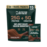 2-in-1 Whey Protein Isolate + Creatine Travel Packets