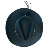 Deadwood Trading High Tail - Sombrero de vaquero de fieltro de lana suave y plegable
