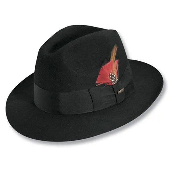 Scala Alberto - Sombrero Fedora de fieltro de lana