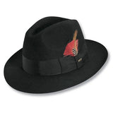 Scala Alberto - Sombrero Fedora de fieltro de lana