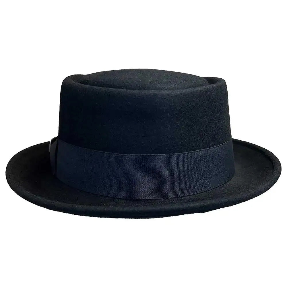 Deadwood Trading Skavoovie - Sombrero Pork Pie de Fieltro de Lana Suave