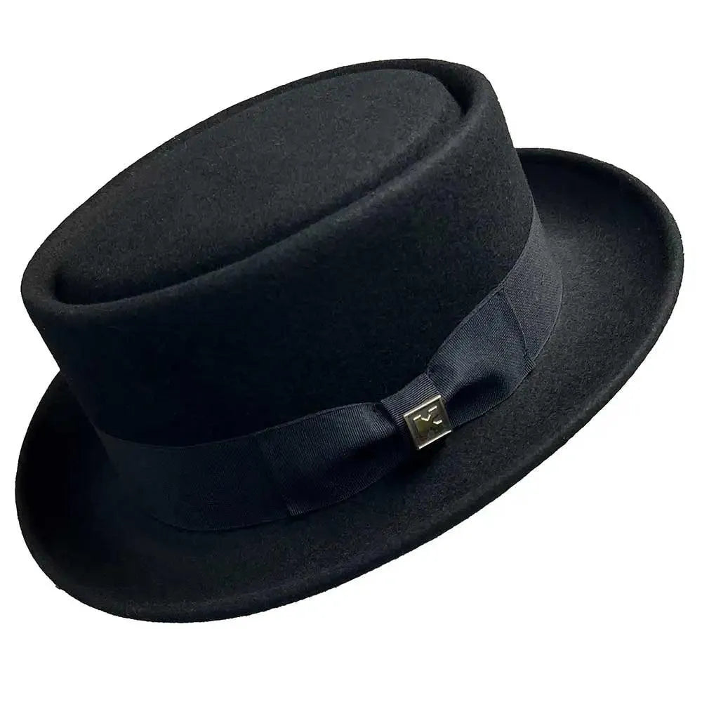 Deadwood Trading Skavoovie - Sombrero Pork Pie de Fieltro de Lana Suave