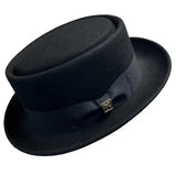 Deadwood Trading Skavoovie - Sombrero Pork Pie de Fieltro de Lana Suave