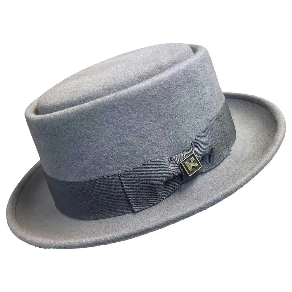 Deadwood Trading Skavoovie - Sombrero Pork Pie de Fieltro de Lana Suave