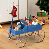 Wooden Wagon Plant Bed