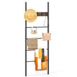 Soporte decorativo para mantas con 5 ganchos extraíbles, para apoyar en la pared