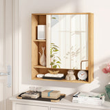 Wall Mounted Bathroom Cabinet with Mirror Single Door
