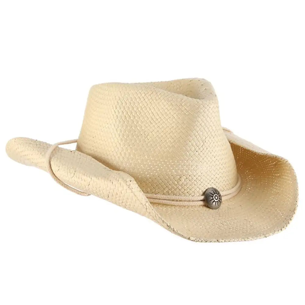 Scala Western Sky - Sombrero de vaquero de paja moldeable