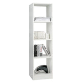 5 Tiers 4-Cube Narrow Bookshelf with 4 Anti-Tipping Kits