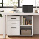 3-Drawer Mobile Lateral File Cabinet Printer Stand