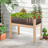 Mesa de cultivo de madera de 30/47 pulgadas