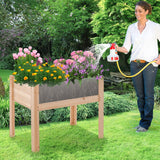 Mesa de cultivo de madera de 30/47 pulgadas