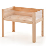 Mesa de cultivo de madera de 30/47 pulgadas