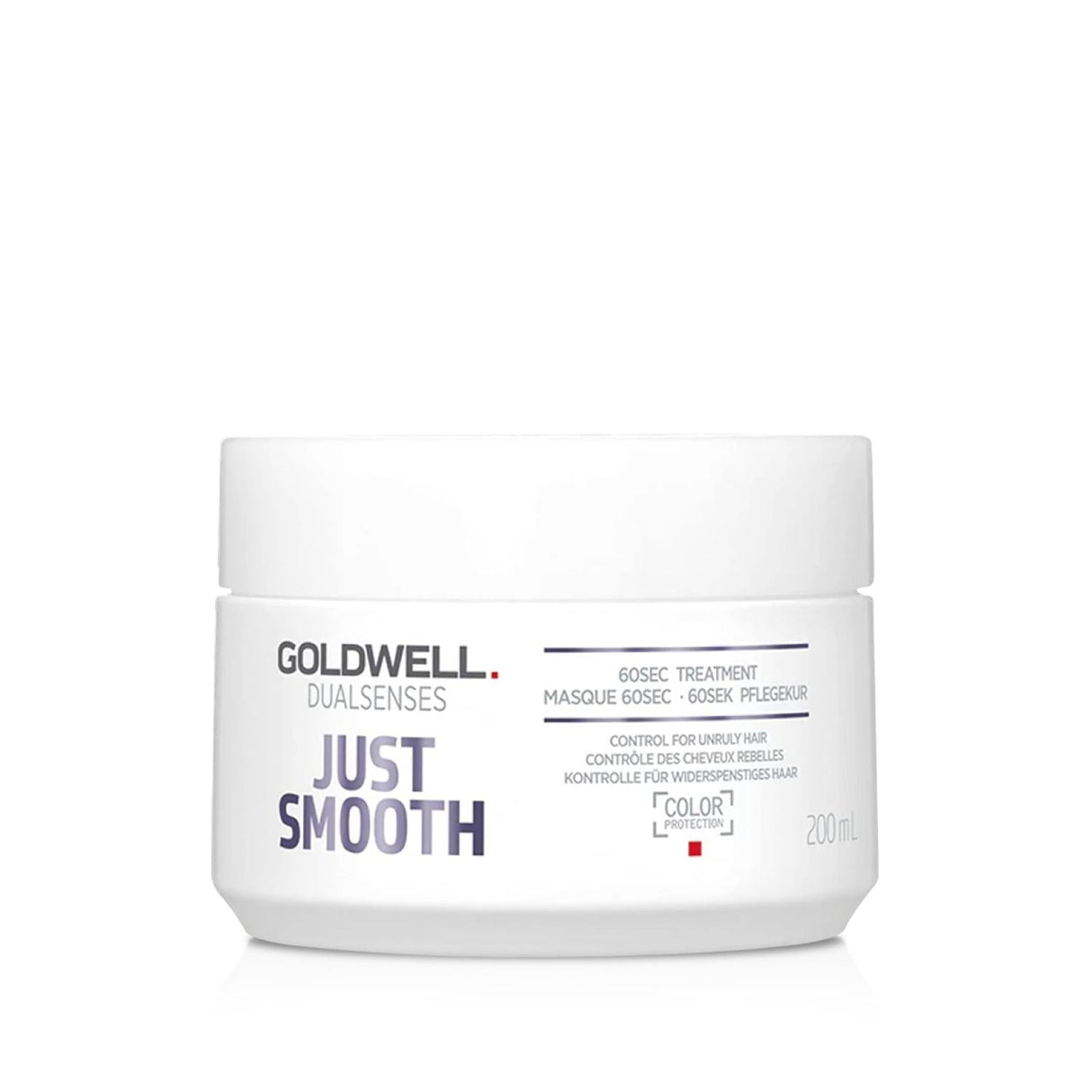 Goldwell Dualsenses Just Smooth 60Sec Hair Mask - Smoothing & Nourishing Formula, 6.76 fl oz