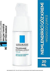 La Roche Posay Toleriane Ultra Eye Cream - Hypoallergenic Niacinamide Eye Care for Sensitive Skin, 0.68 fl oz