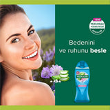 Palmolive Natural Shower Gel with Dead Sea Salt & Aloe Vera - Luxurious Fragrance Body Wash for Soothing Skin, 16.91 fl oz