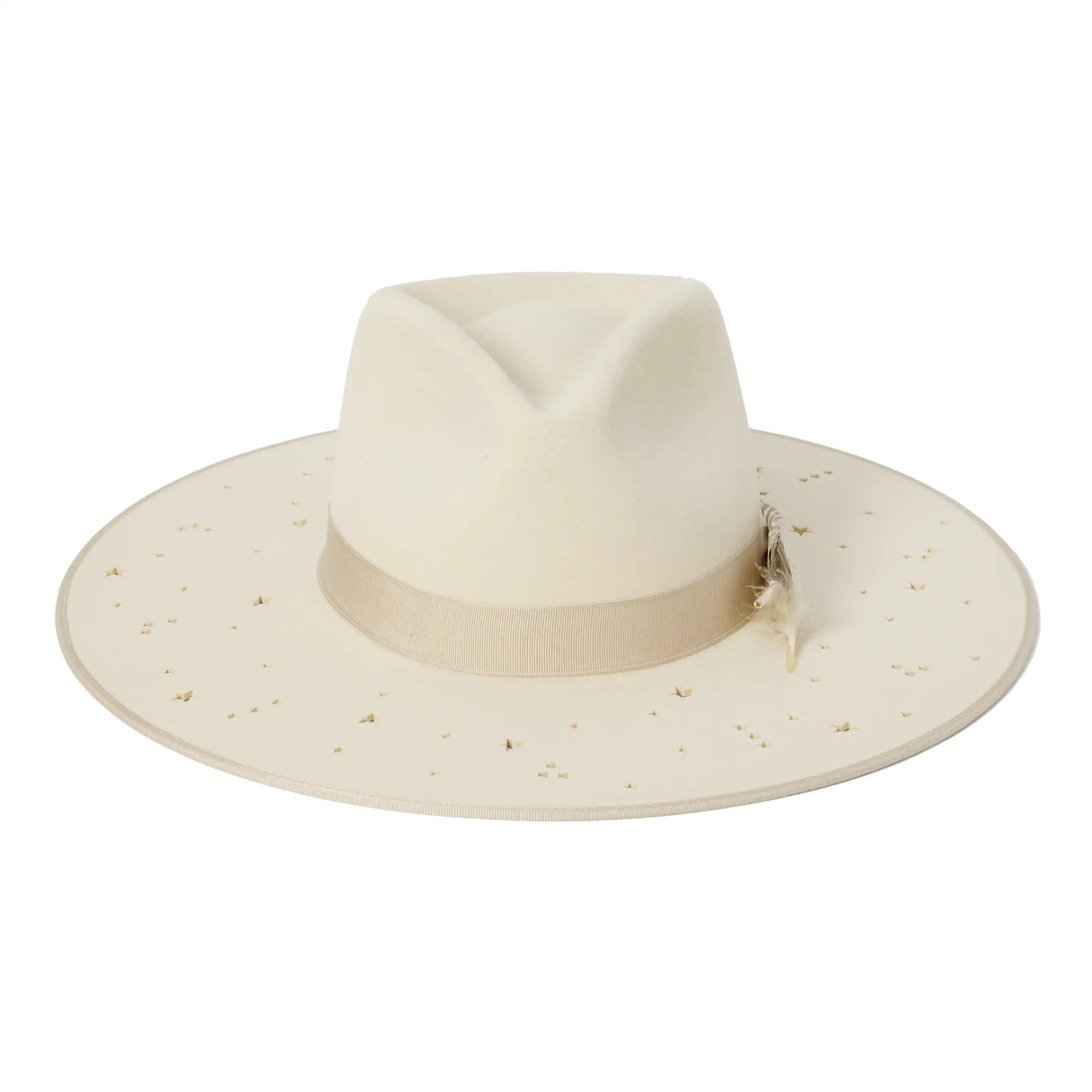 Sombrero de vaquera Stetson Night Sky S - Fedora de fieltro de lana de ala ancha