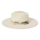 Sombrero de vaquera Stetson Night Sky S - Fedora de fieltro de lana de ala ancha
