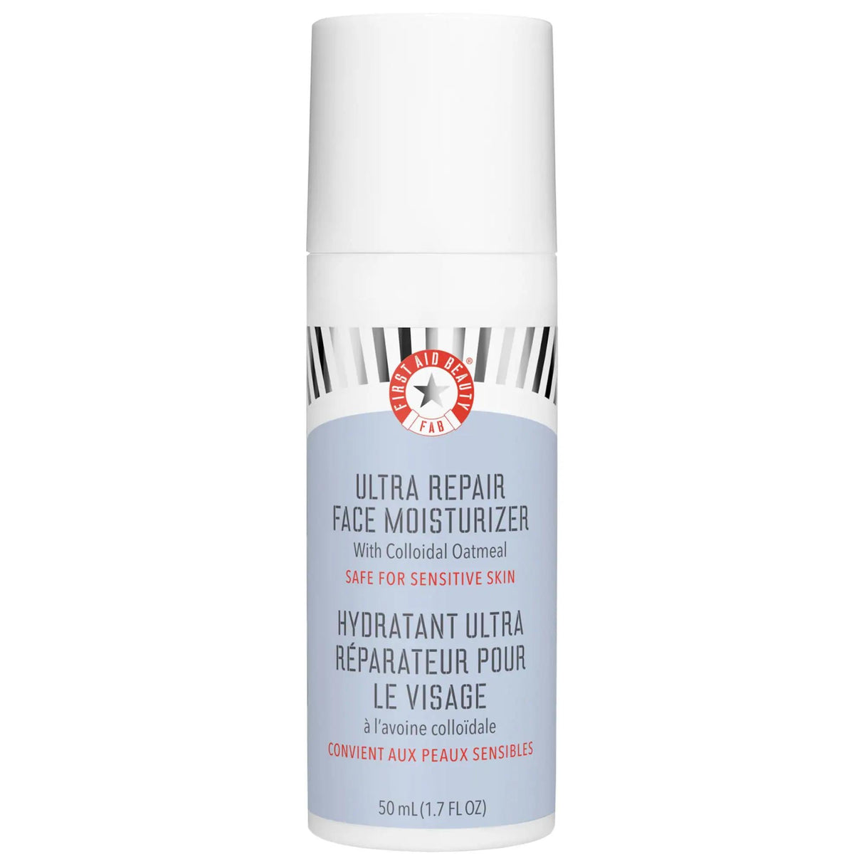 Ultra Repair Facial Moisturizer by First Aid Beauty - Vegan, Cruelty-Free Hydrating Face Cream for Normal Skin, Relieves Dryness & Redness