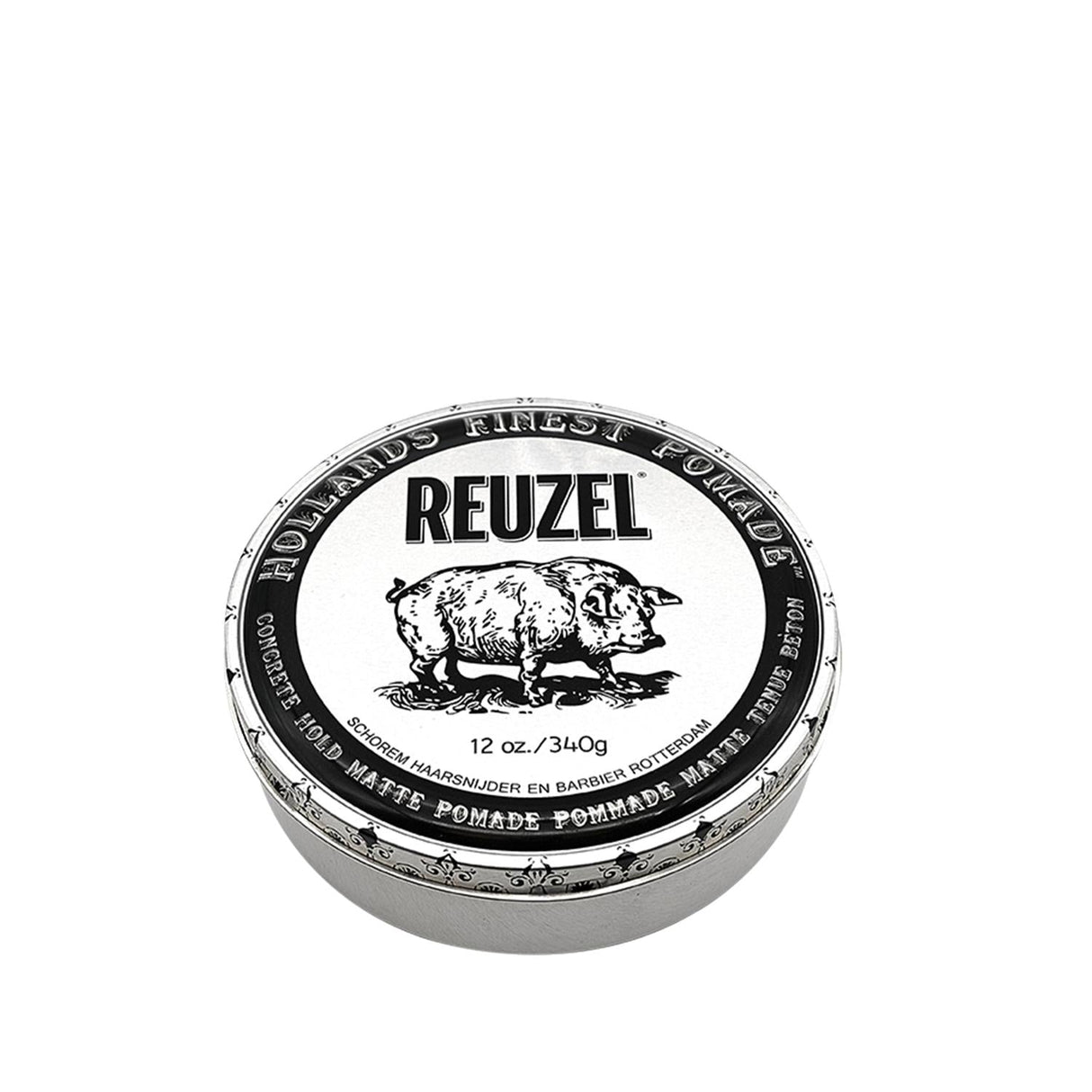 Reuzel Concrete Hold Matte Pomade for Men - Strong Hold, Matte Finish Hair Styling Product