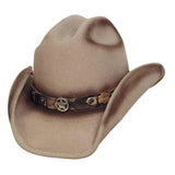 Bullhide Yearling - Sombrero Infantil Moldeable de Fieltro de Lana